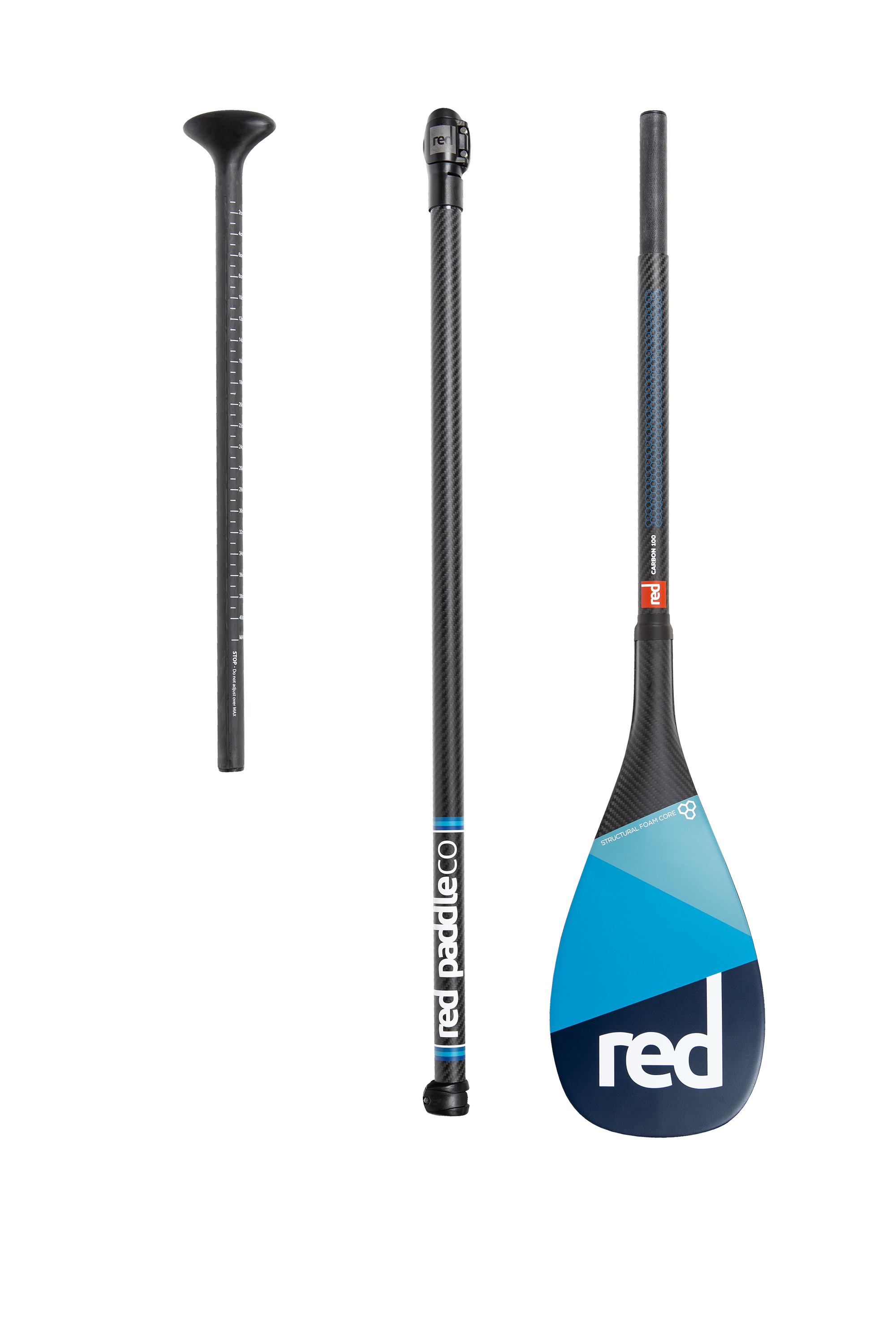 Red Color Paddle RED PADDLE CO CARBON 100 PADDLE – Abersoch Watersports