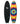 THE HAPPY SURF CO 6"6 TRIPPIN FISH BLACK SURFBOARD